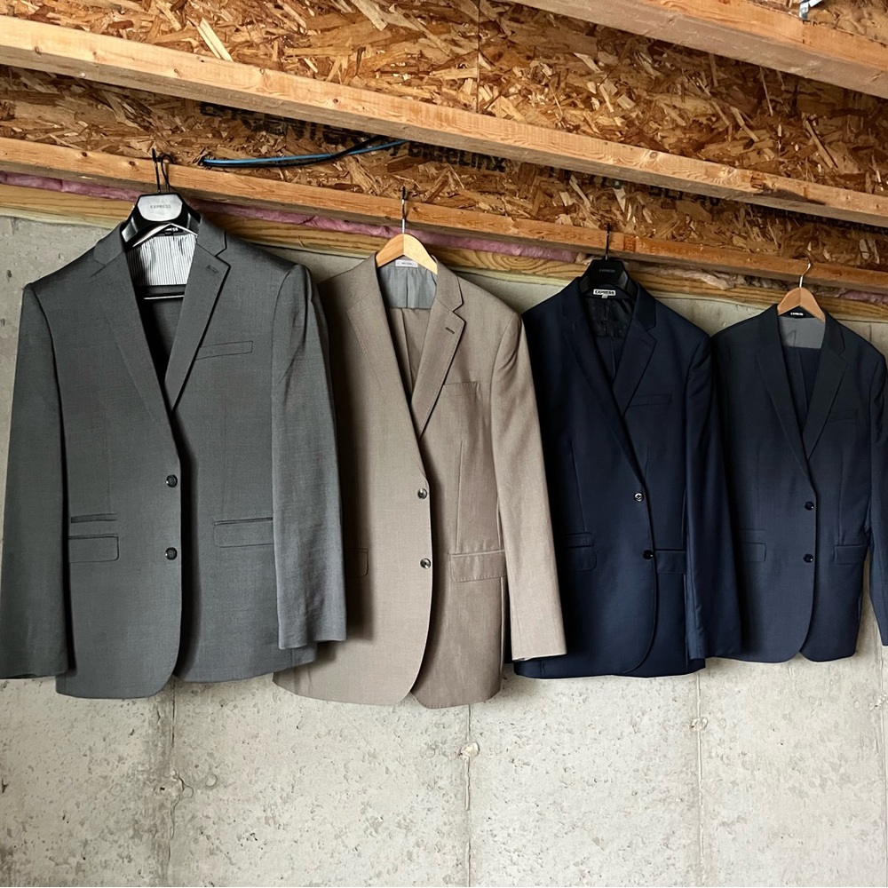Men’s suits - Express x3, JFerrar x1